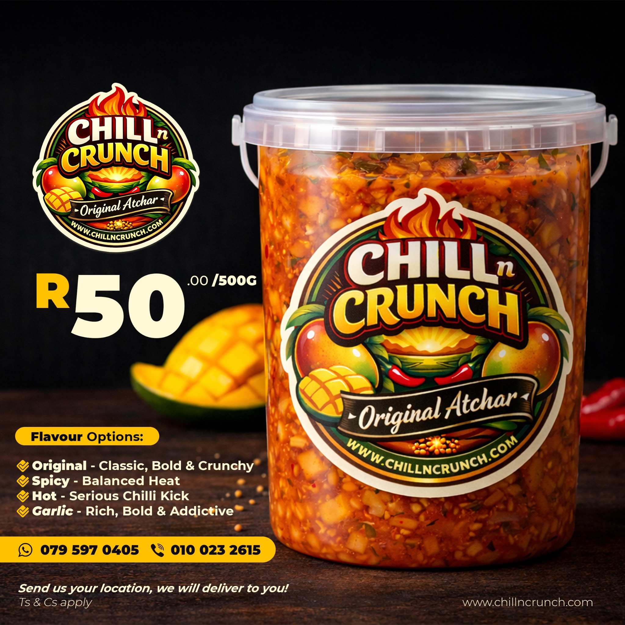 ChillnCrunch Original Atchar | Real Heat, Real Crunch